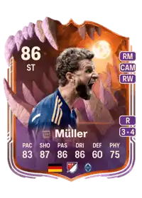 Thomas Müller Ultimate Scream 86 Overall Rating