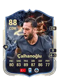 Hakan Çalhanoğlu Thunderstruck 88 Overall Rating
