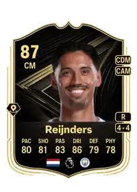 Tijjani Reijnders Team of the Week 87 Overall Rating