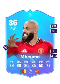 Bryan Mbeumo POTM Premier League 86 Overall Rating
