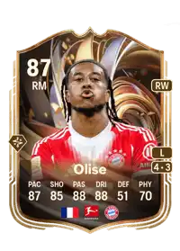 Michael Olise Ratings Reload 87 Overall Rating