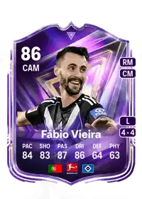 Fábio Vieira FC Pro Live 86 Overall Rating