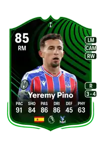 Yeremy Pino UECL Road to the Knockouts 85 Overall Rating