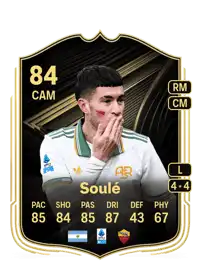 Matías Soulé Team of the Week 84 Overall Rating