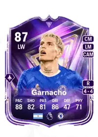 Alejandro Garnacho FC Pro Live 87 Overall Rating