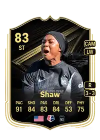 Jaedyn Shaw Team of the Week 83 Overall Rating