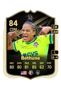 Croix Bethune Team of the Week 84 Overall Rating
