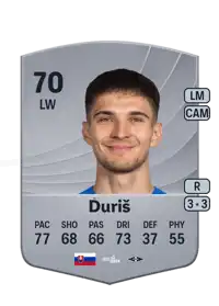 Dávid Ďuriš Common 70 Overall Rating