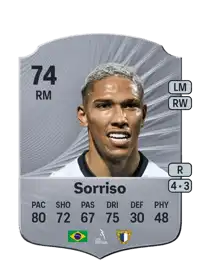 Sorriso Rare 74 Overall Rating