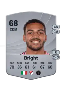 Yannick Bright Common 68 Overall Rating