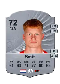 Kees Smit Rare 72 Overall Rating