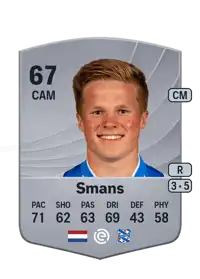 Levi Smans Common 67 Overall Rating
