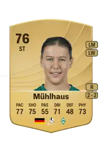 Larissa Mühlhaus Common 76 Overall Rating