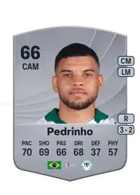 Pedrinho Common 66 Overall Rating