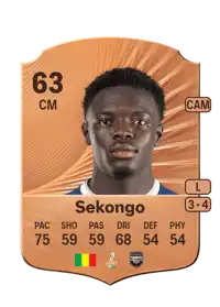 Anto Sekongo Rare 63 Overall Rating