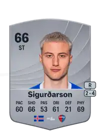 Stefán Ingi Sigurðarson Common 66 Overall Rating