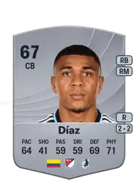 Jefferson Díaz Common 67 Overall Rating