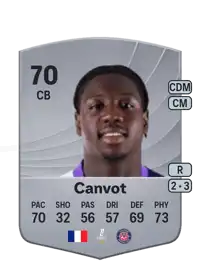 Jaydee Canvot Common 70 Overall Rating
