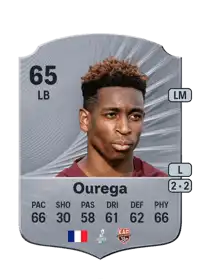 Dylan Ourega Rare 65 Overall Rating