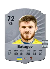 Arseniy Batagov Rare 72 Overall Rating