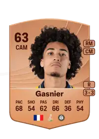 Kyllian Gasnier Common 63 Overall Rating