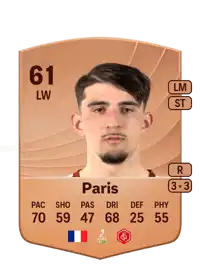 Quentin Paris Common 61 Overall Rating