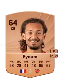 Théo Eyoum Common 64 Overall Rating