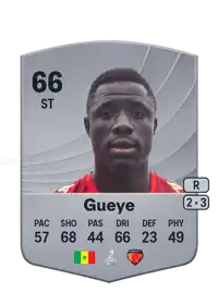 Dame Gueye Common 66 Overall Rating
