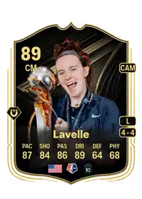 Rose Lavelle Team of the Week 89 Overall Rating