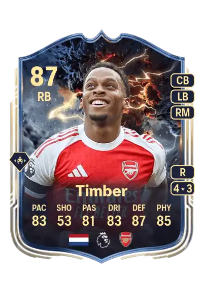 EA FC Jurriën Timber Thunderstruck