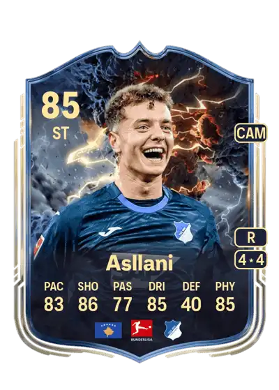 EA FC Fisnik Asllani Thunderstruck